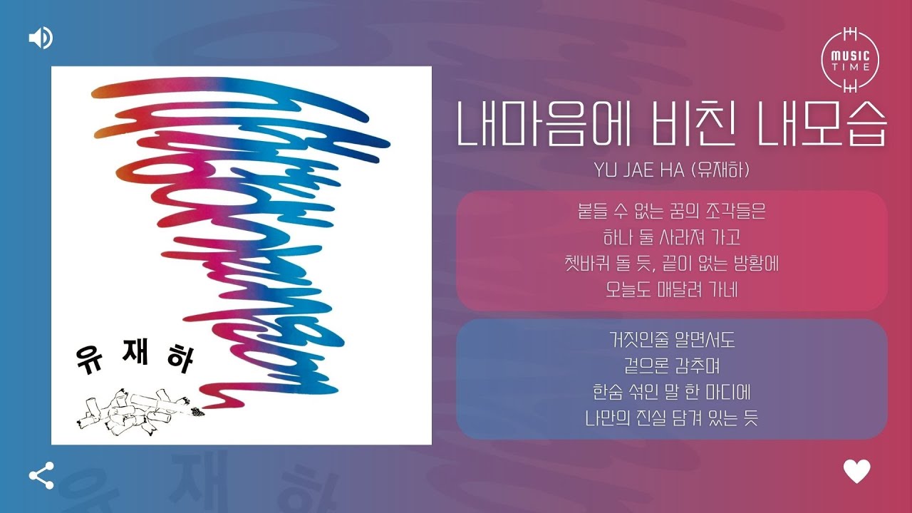 Yu Jae Ha (유재하) - 내마음에 비친 내모습 (Love on my heart) (2023 Remaster Version) [가사]