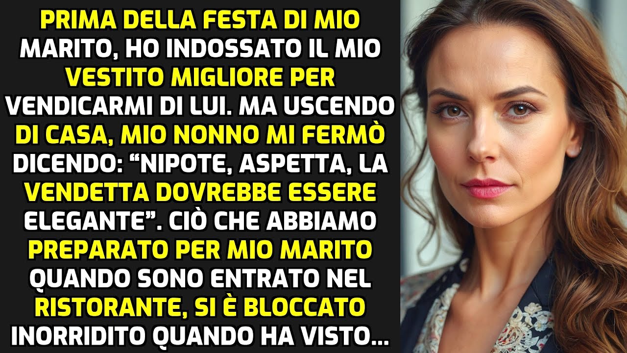 Prima Della Festa Di Mio Marito, Ho Indossato Il Mio Vestito Migliore Per Vendicarmi E.. STORIE VITA