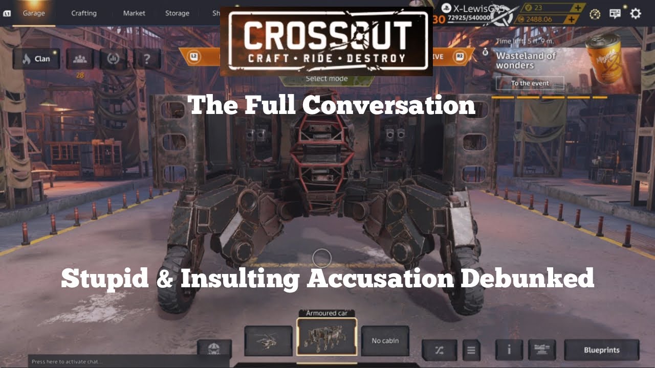 CROSSOUT | The Cxckermann Accusations | If You Cant Beat Them Blame Them