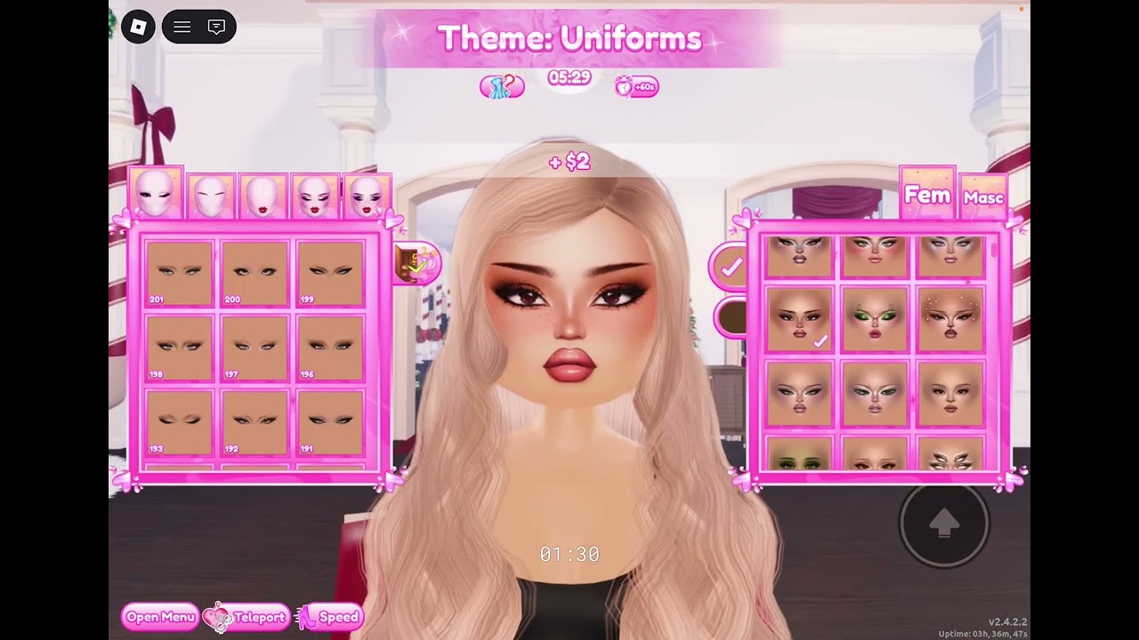Playing dti but the letters in the theme is how much stuff  I can use