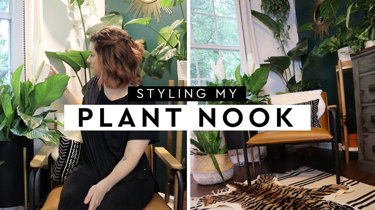 СОЗДАНИЕ УГОЛКА С РАСТЕНИЯМИ | Преображение моего уголка с растениями и оформление комнатных раст...
