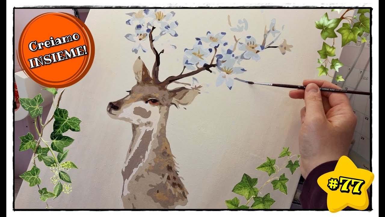 TRUCCHI e CONSIGLI per realizzare un dipinto in NUMBER PAINTING! 🦌 Creiamo insieme #77 🎨 C • Art
