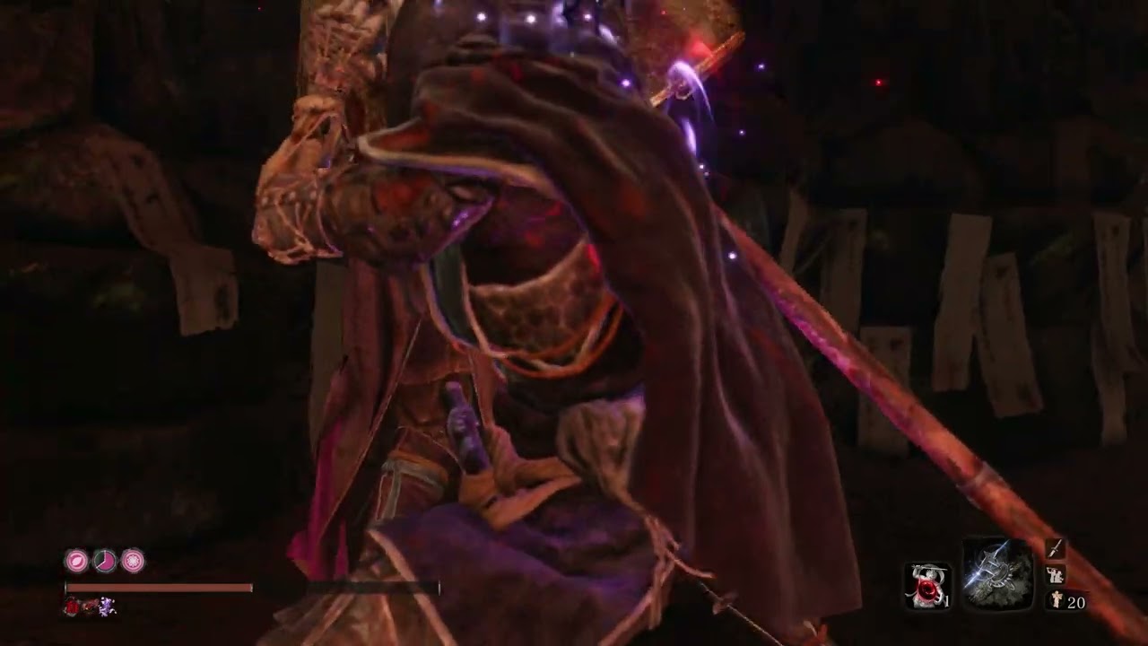 Sekiro - Gauntlet of Strength: Divine Heir - No Hit Run (Charmless, Demon Bell)
