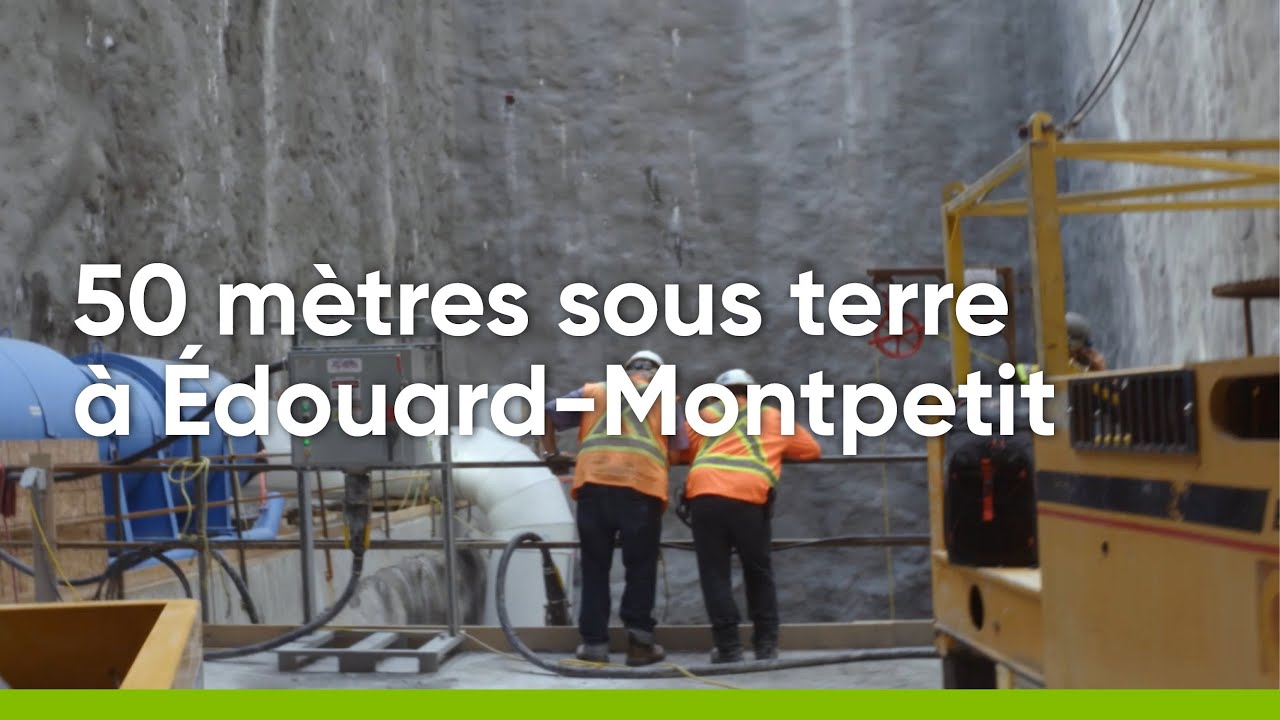 50 mètres sous terre à Édouard-Montpetit