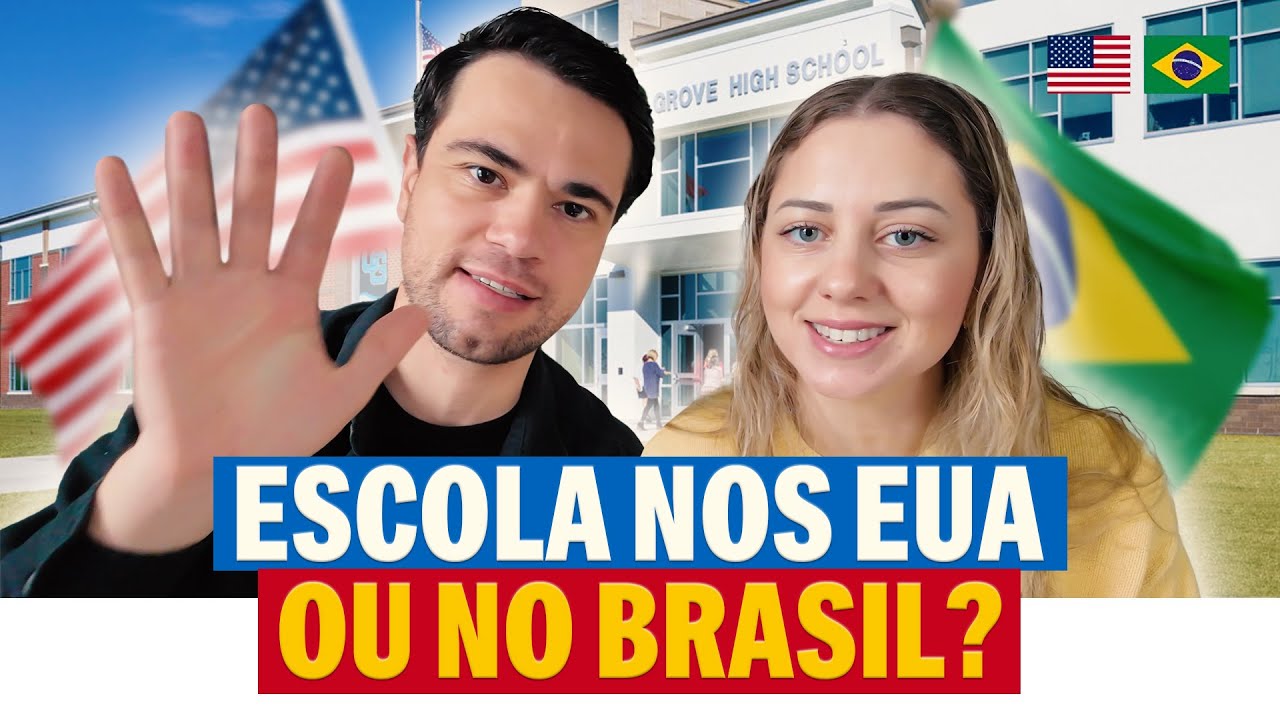 QUAIS SÃO AS PRINCIPAIS DIFERENÇAS ENTRE AS ESCOLAS DOS ESTADOS UNIDOS E DO BRASIL?
