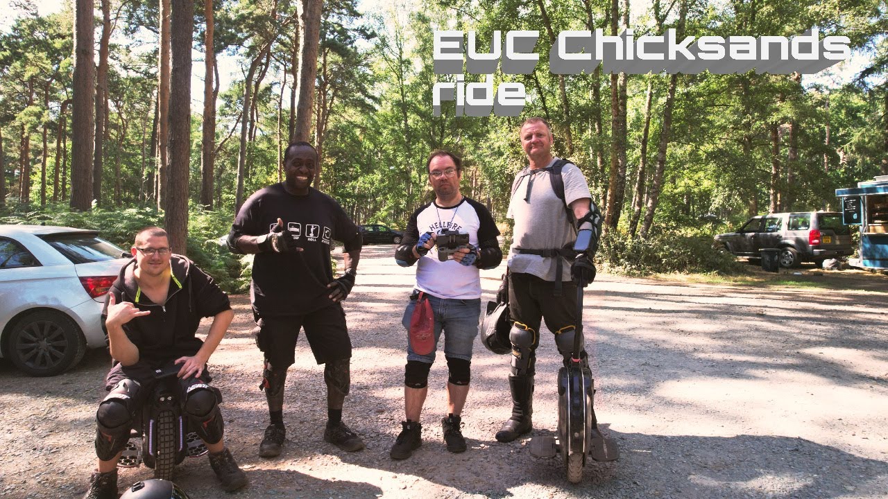 Electric Unicycle Chicksands Forest Ride #electricunicycle #euc #dji