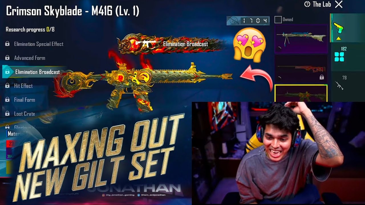 MAXING OUT NEW GILT SET | JONATHAN GAMING 
