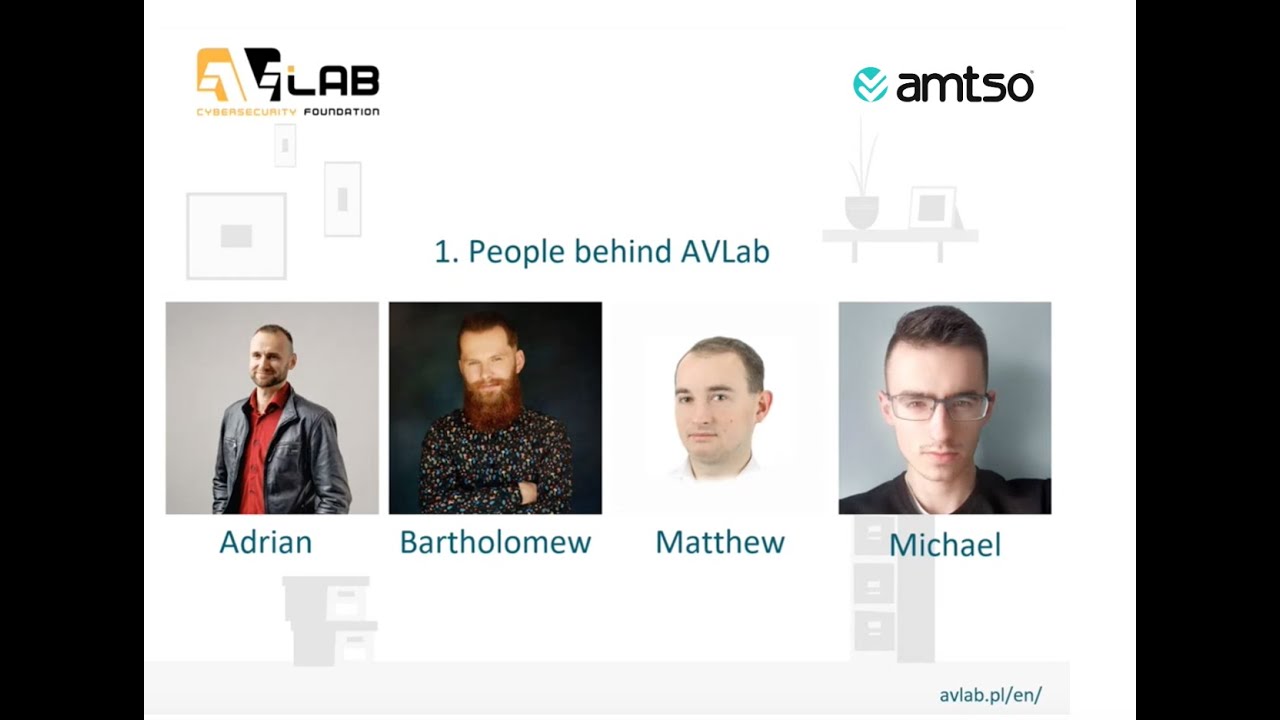 Adrian Ścibor Gives an Introduction About AVLab Cybersecurity Foundation