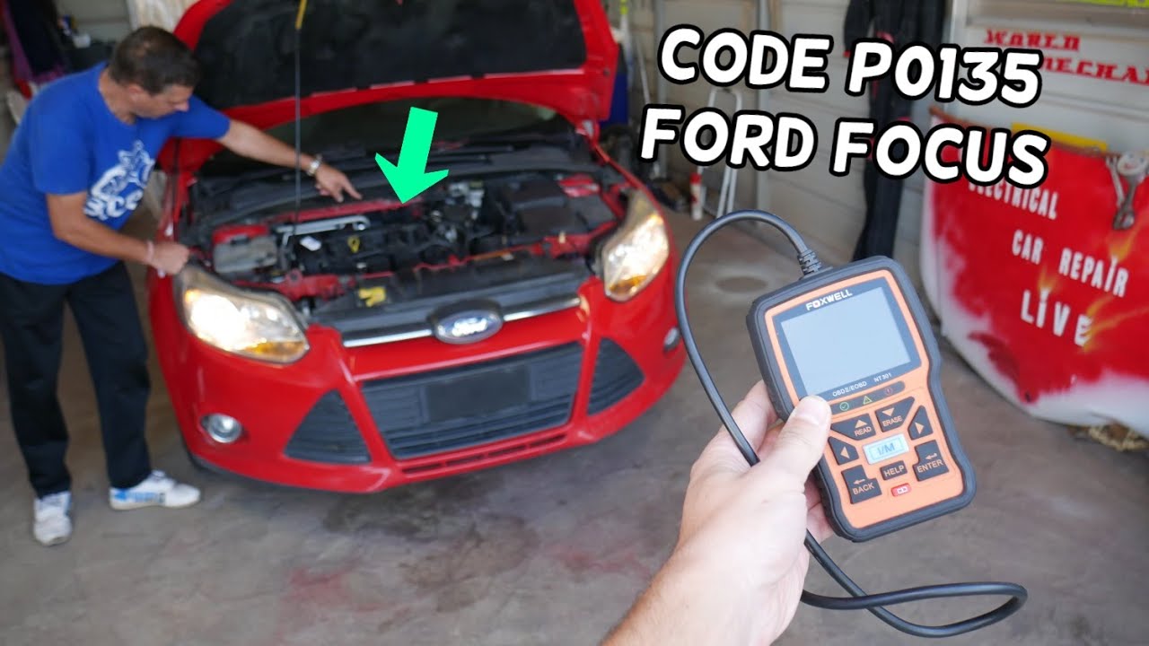 FORD FOCUS CODE P0135 02 SENSOR HEATER CIRCUIT BANK 1 SENSOR 1