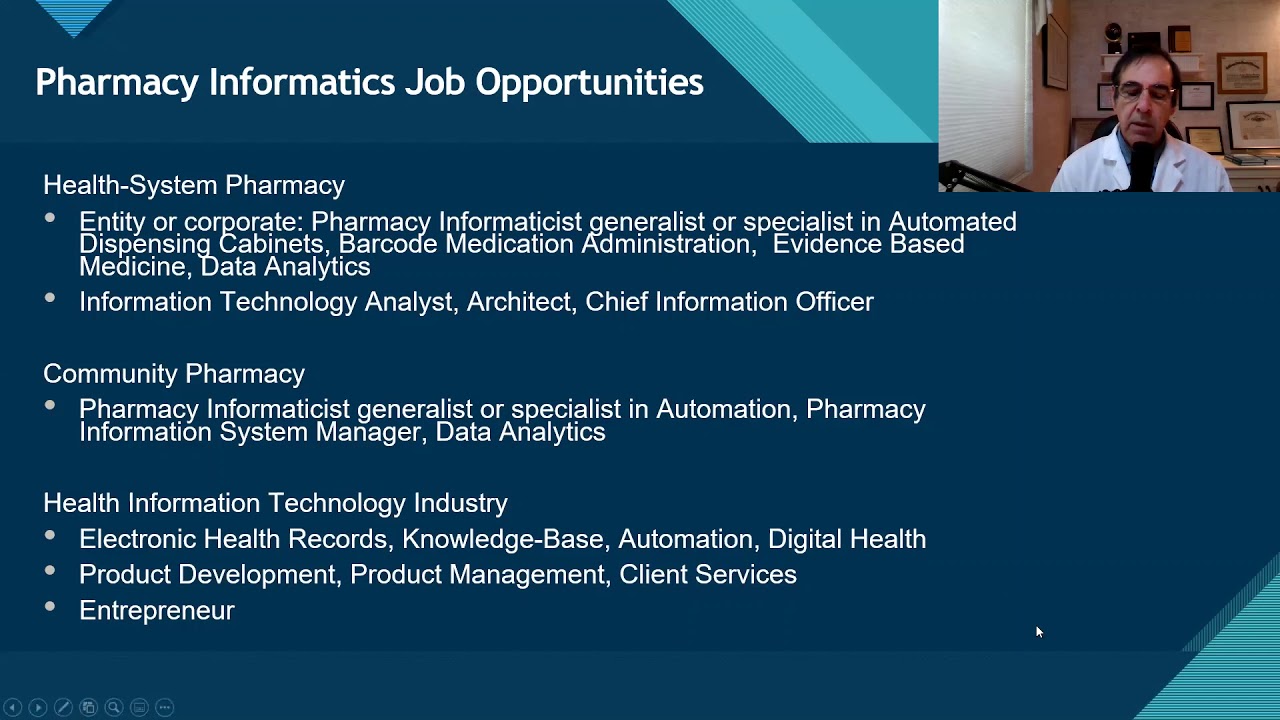 Pharmacy Informatics Career Opportunities