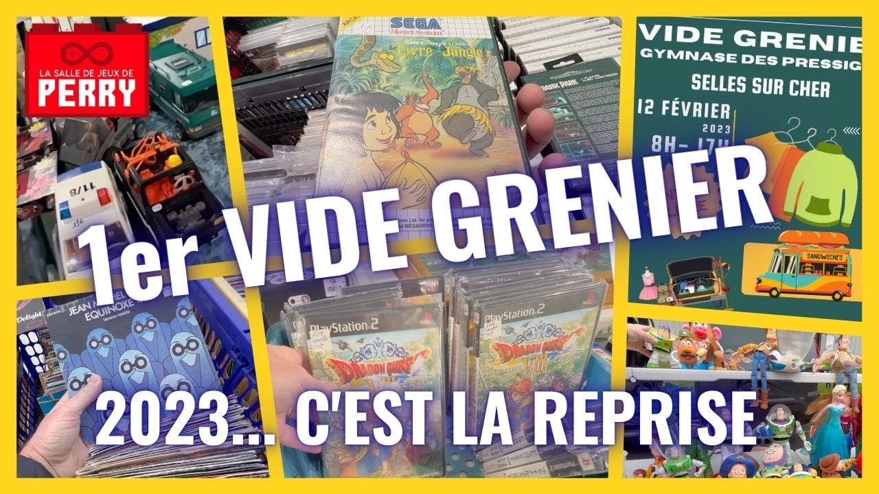 #117 - VIDE GRENIER LIVE - C'est la reprise, Vinyles, jeux jap. et jeux rétro 😍