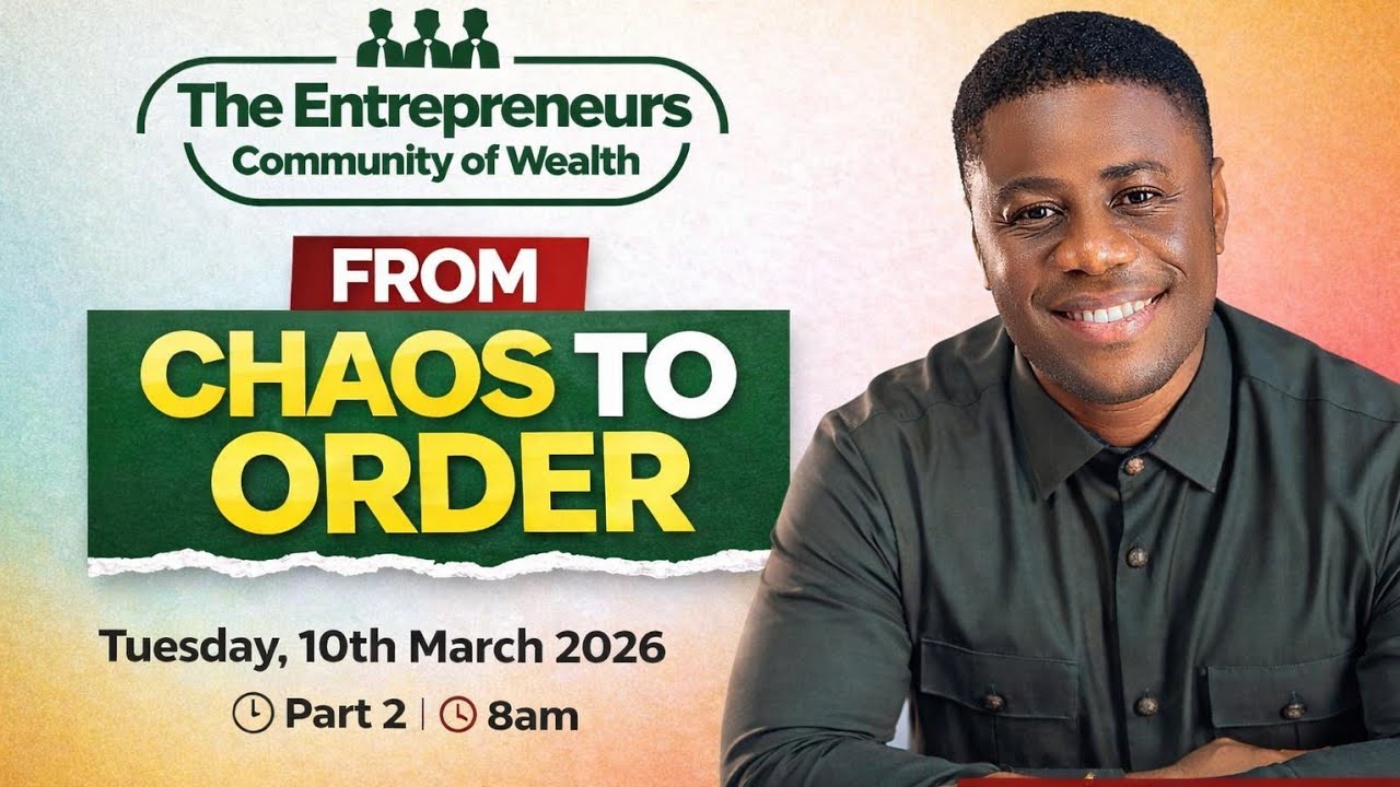 How to Turn Chaos into Order ( Practical Steps to Fix Your Life ) ( Part 2) Tuesday, 10th March 2026