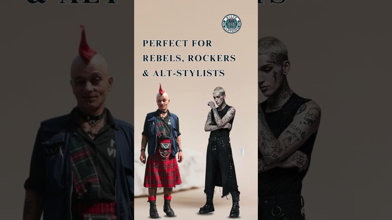 Punk Kilt by Kilts Clothing &ndash; Bold, Rebellious, Unmistakably You 🔥