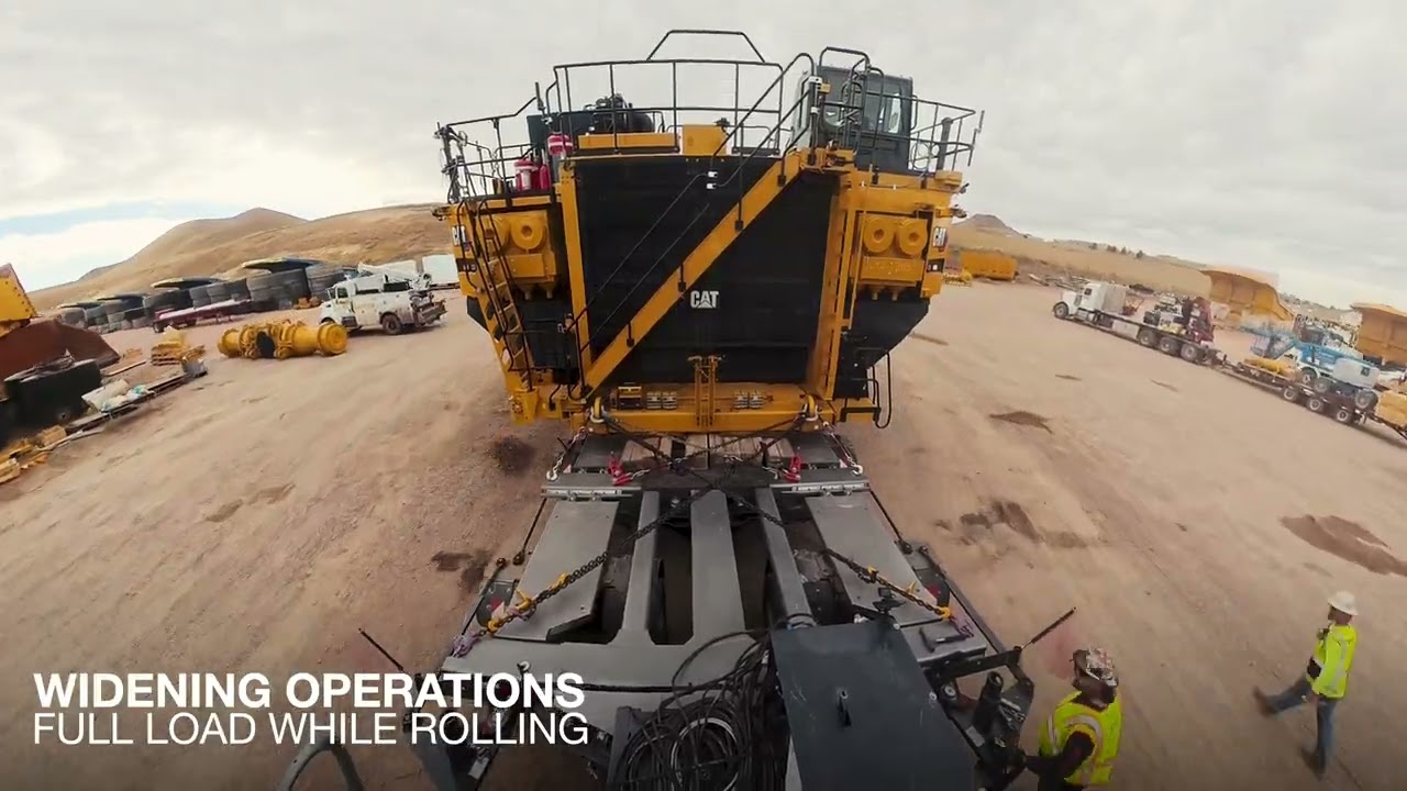 Goldhofer THP/DC - on a Power mission with Barco Trucking