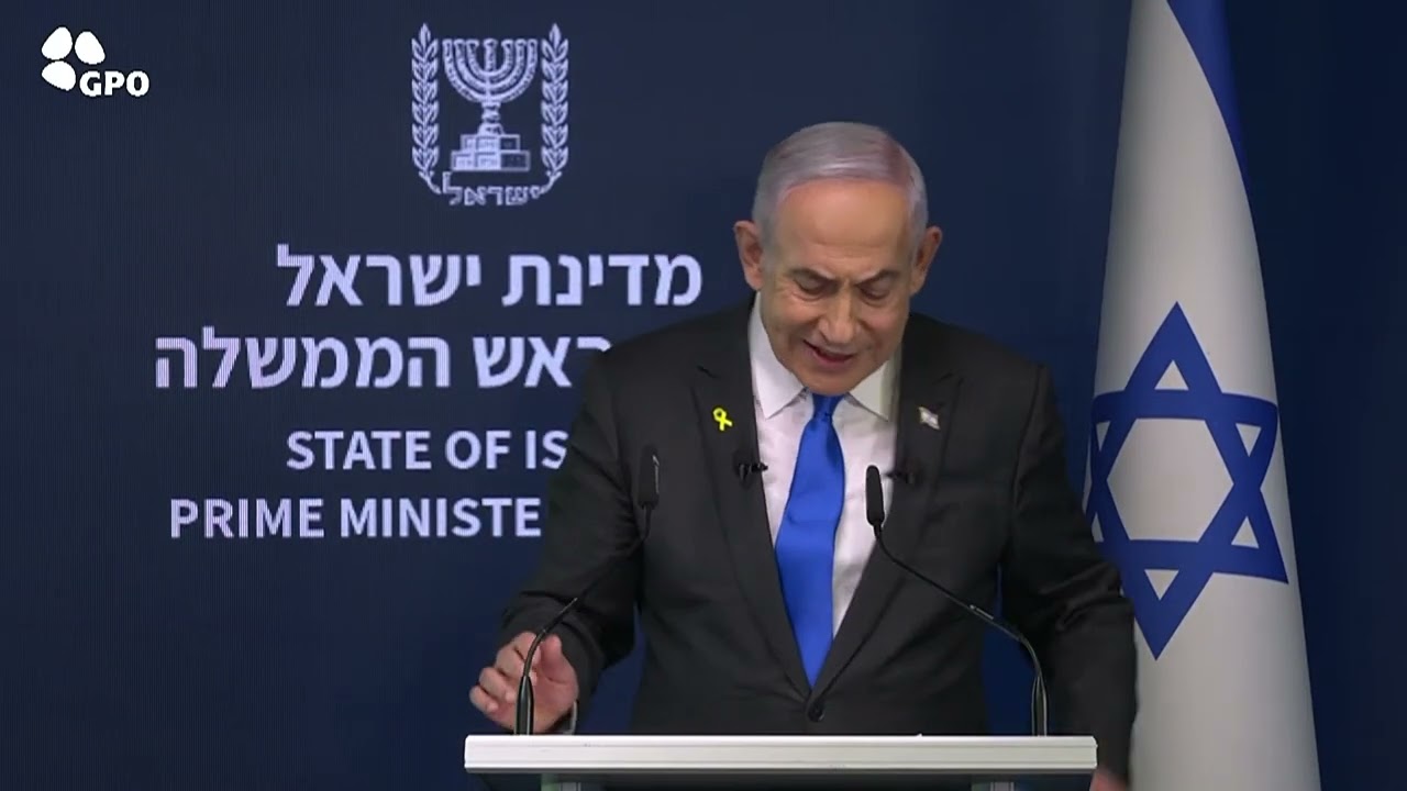 Broadcast from the GPO studio: Prime Minister Netanyahu's press conference for the foreign press