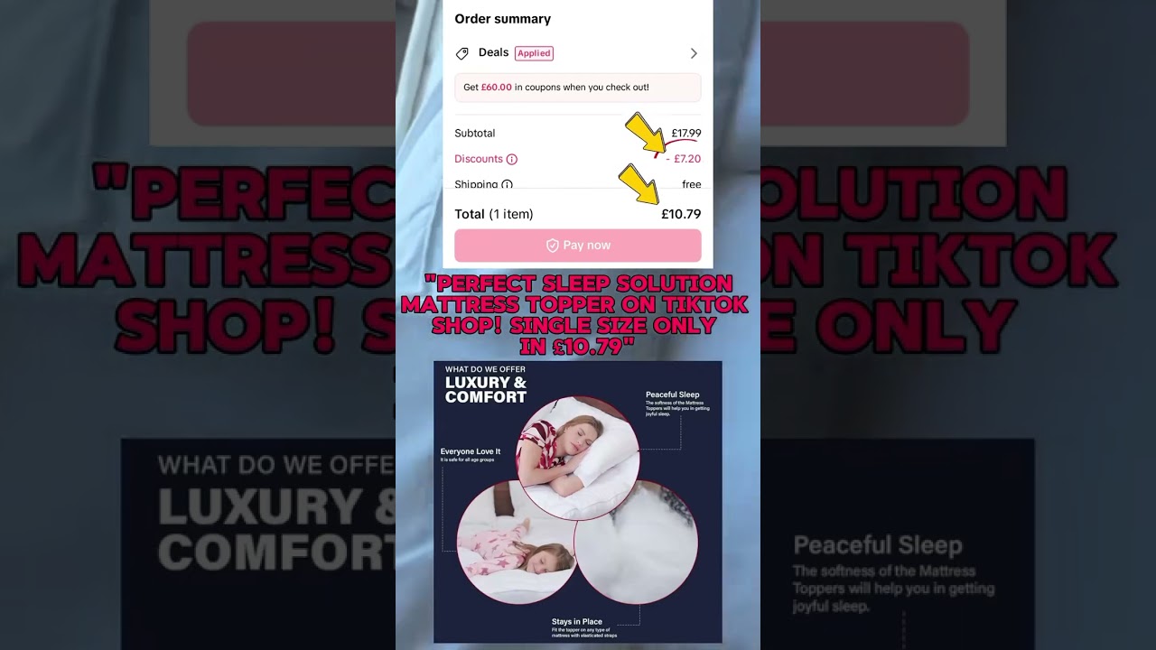 #SleepBetter #MattressTopper #SleepComfort #fok
