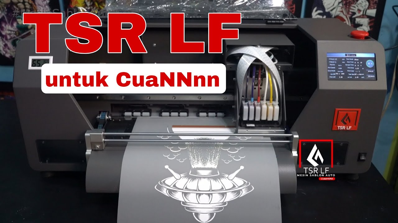 Training LENGKAP Printer DTF PABRIKAN, dengan brand TSR