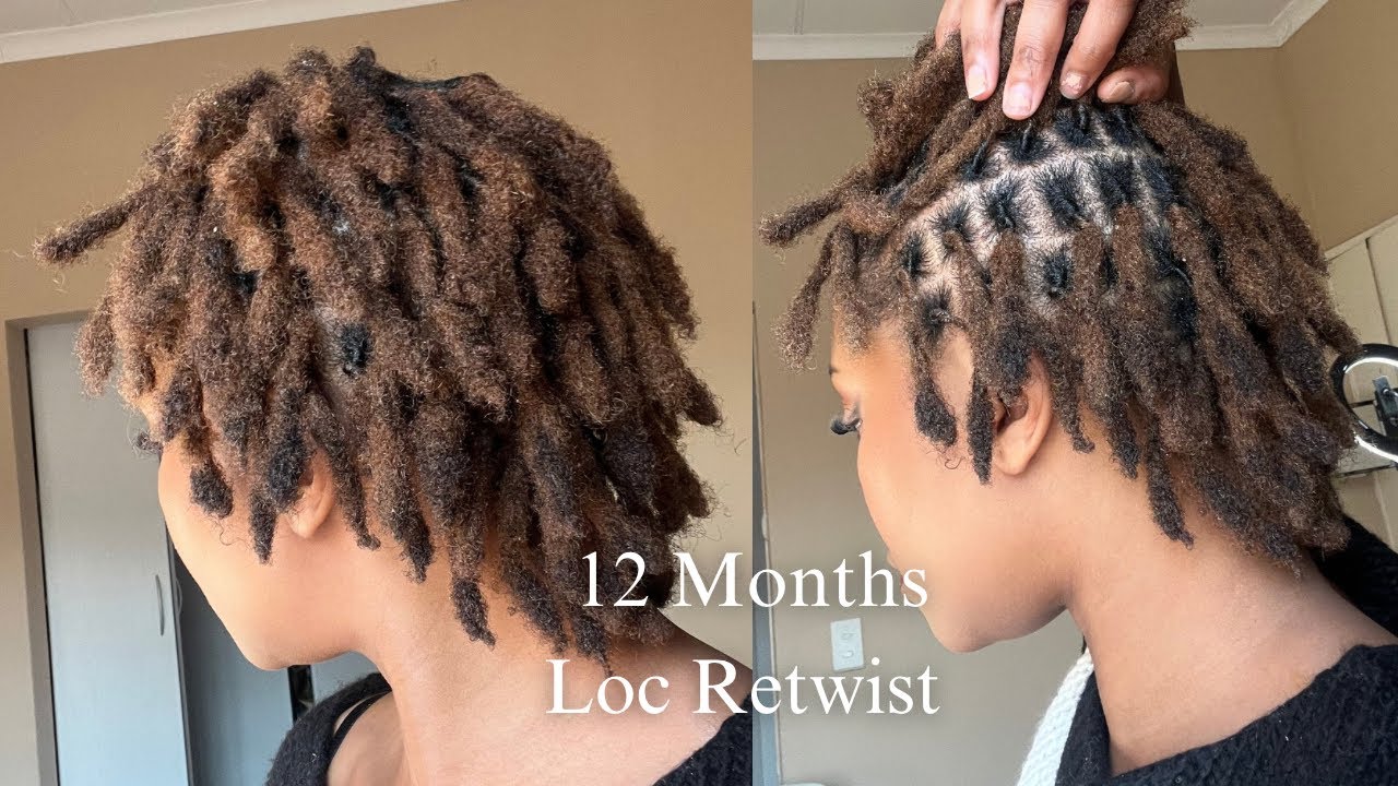 12 Months Loc Retwist Transformation | From Frizz to Fresh