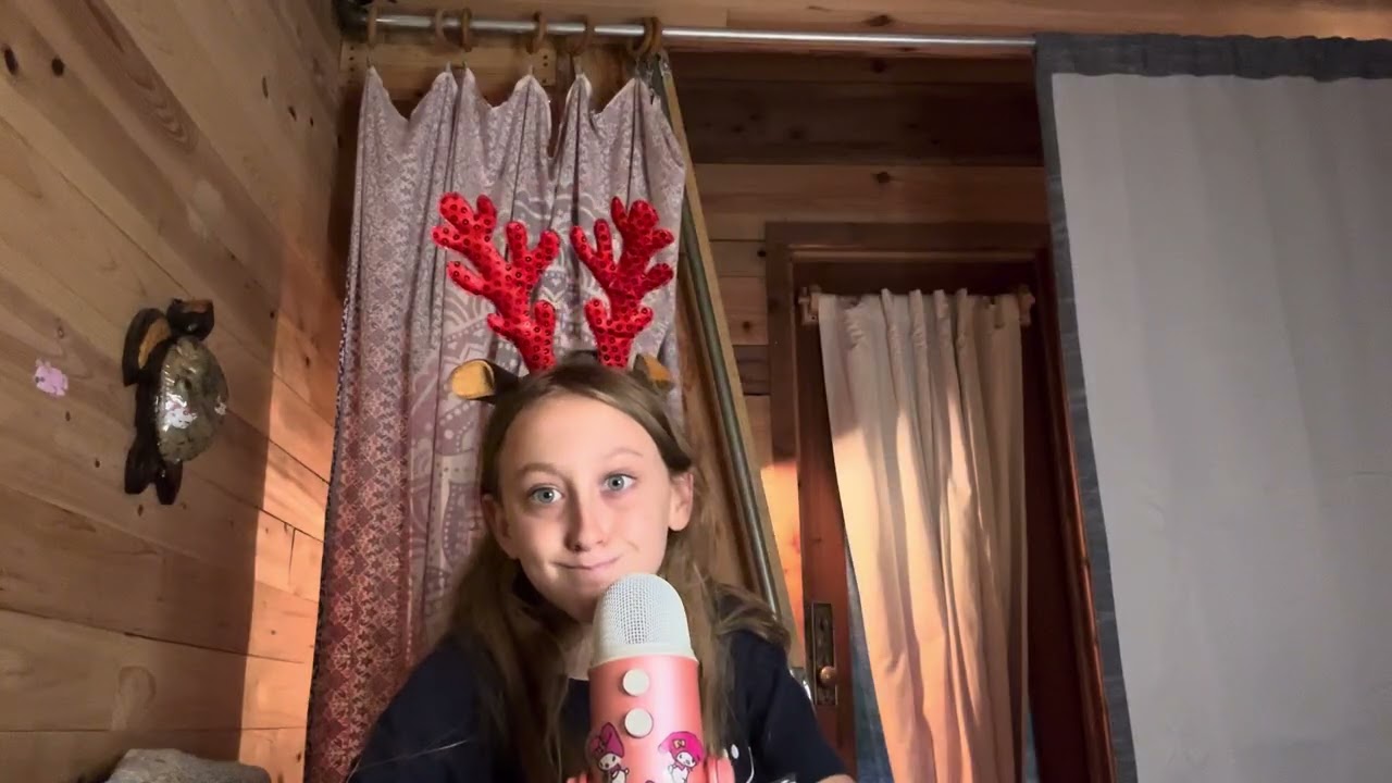 ASMR tapping on Christmas triggers ￼￼