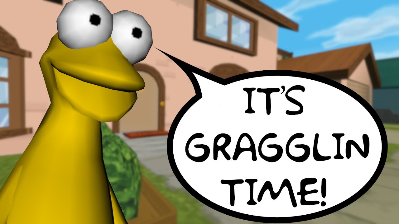 Graggle Simpson WITH VOICE In The Simpsons Hit & Run