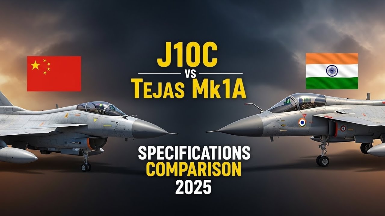 J-10C против Tejas Mk1A | Полное сравнение характеристик истребителей 2025 года