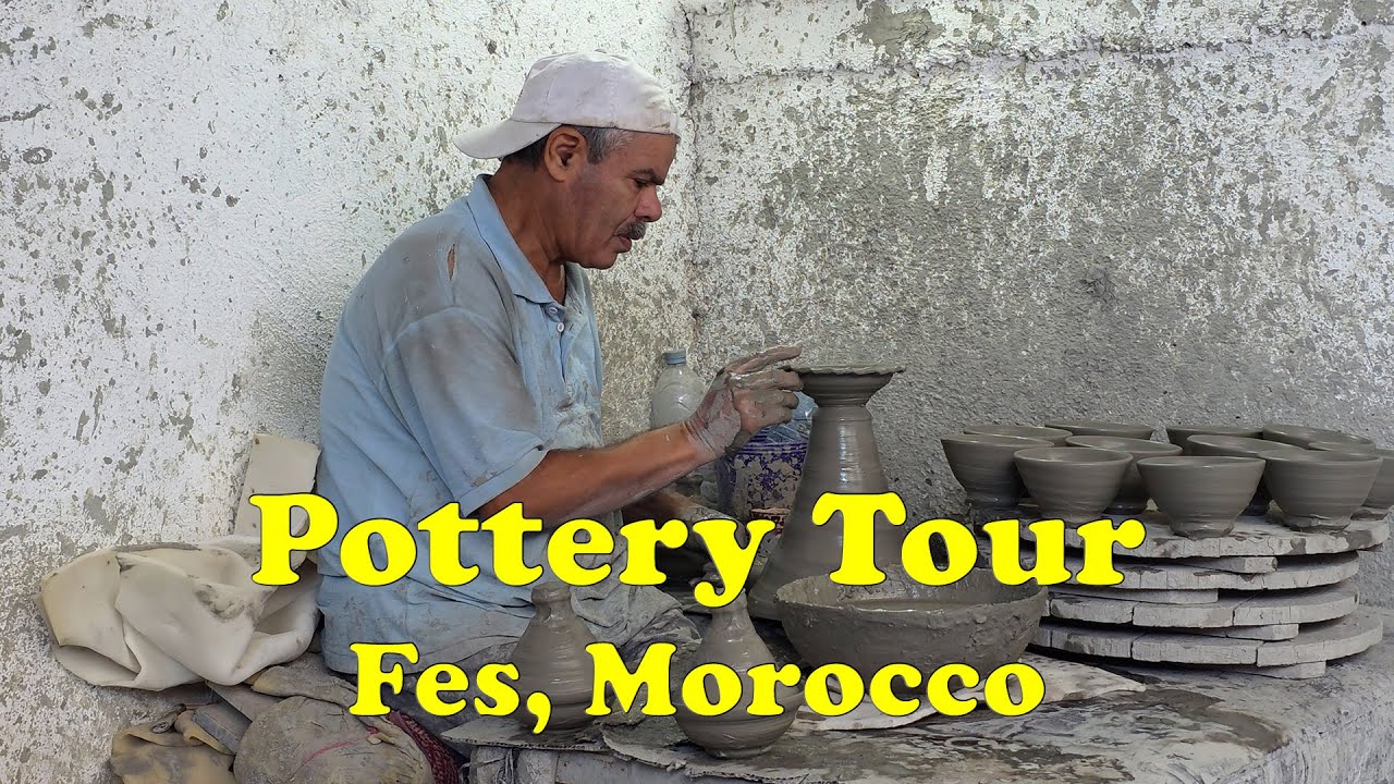 Pottery in Fes, Morocco
