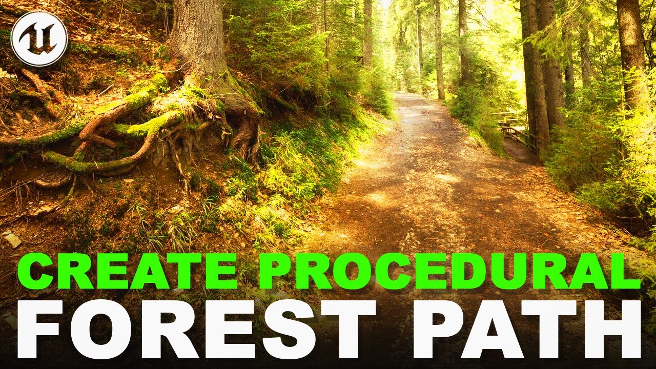 Create PCG Forest Path with Unreal Engine 5.3 - Tutorial