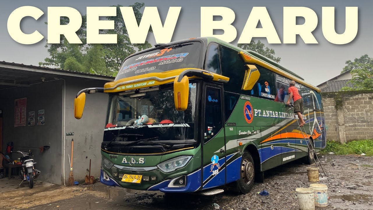Bus ALS 388 di Pol - Suasana Crew baru 