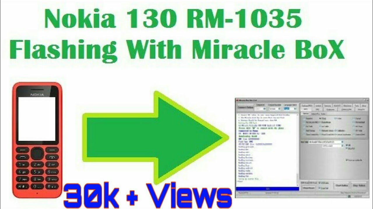 How Flash Nokia 130 RM-1035 With Miracle BoX