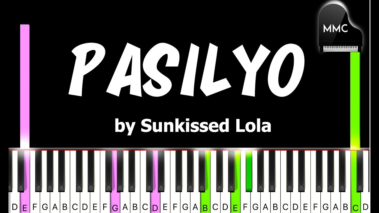 Pasilyo by SunKissed Lola synthesia piano tutorial + sheet music