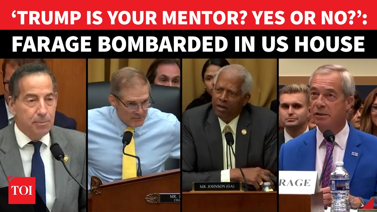 US House Explodes As Farage Warns Americans; ‘Shuts’ Lawmakers On Trump, Elon | ‘Won’t Get BULLIED’