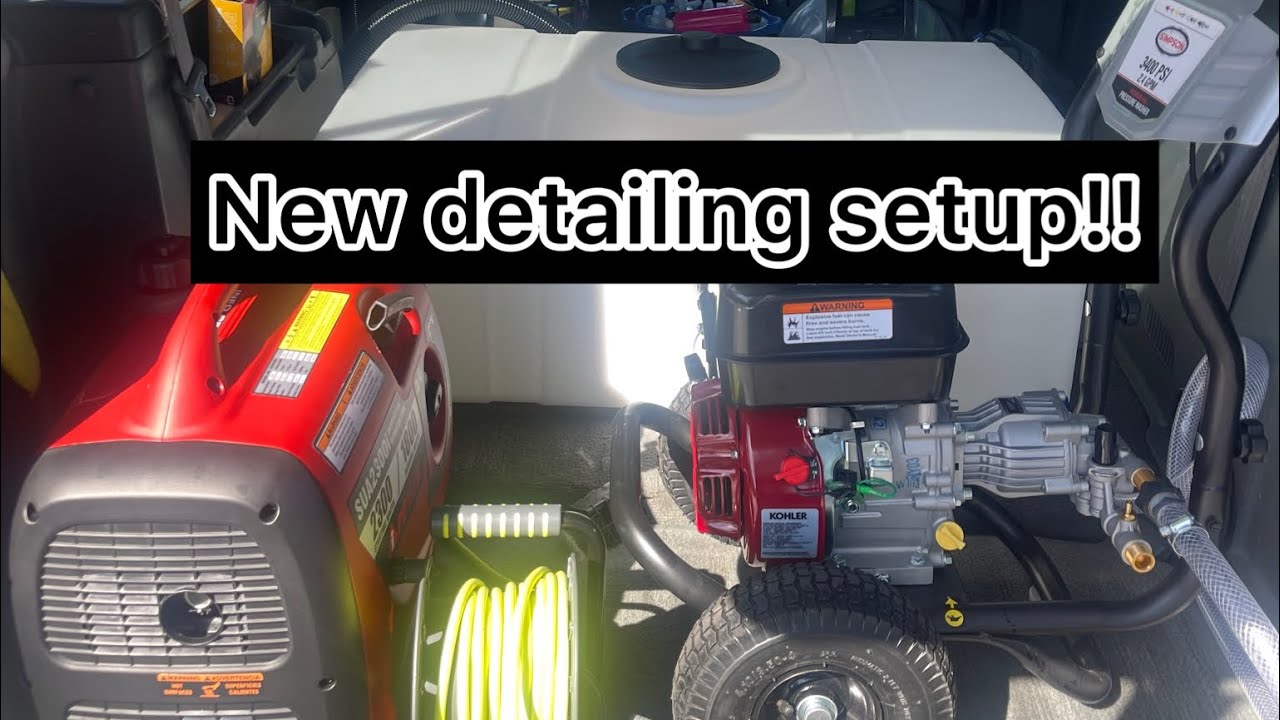My New Mobile Detailing Set Up ( Minivan )