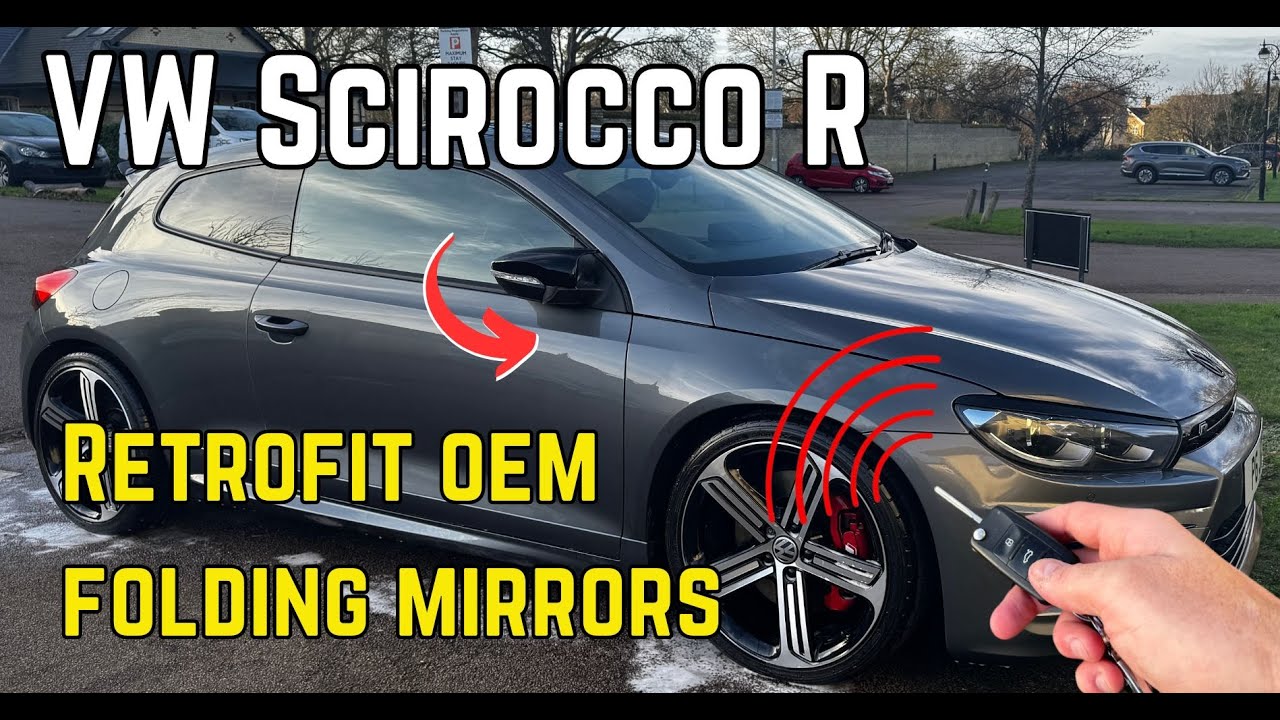 VW Scirocco OEM RetroFit - Power Folding Wing-mirrors - Key operation
