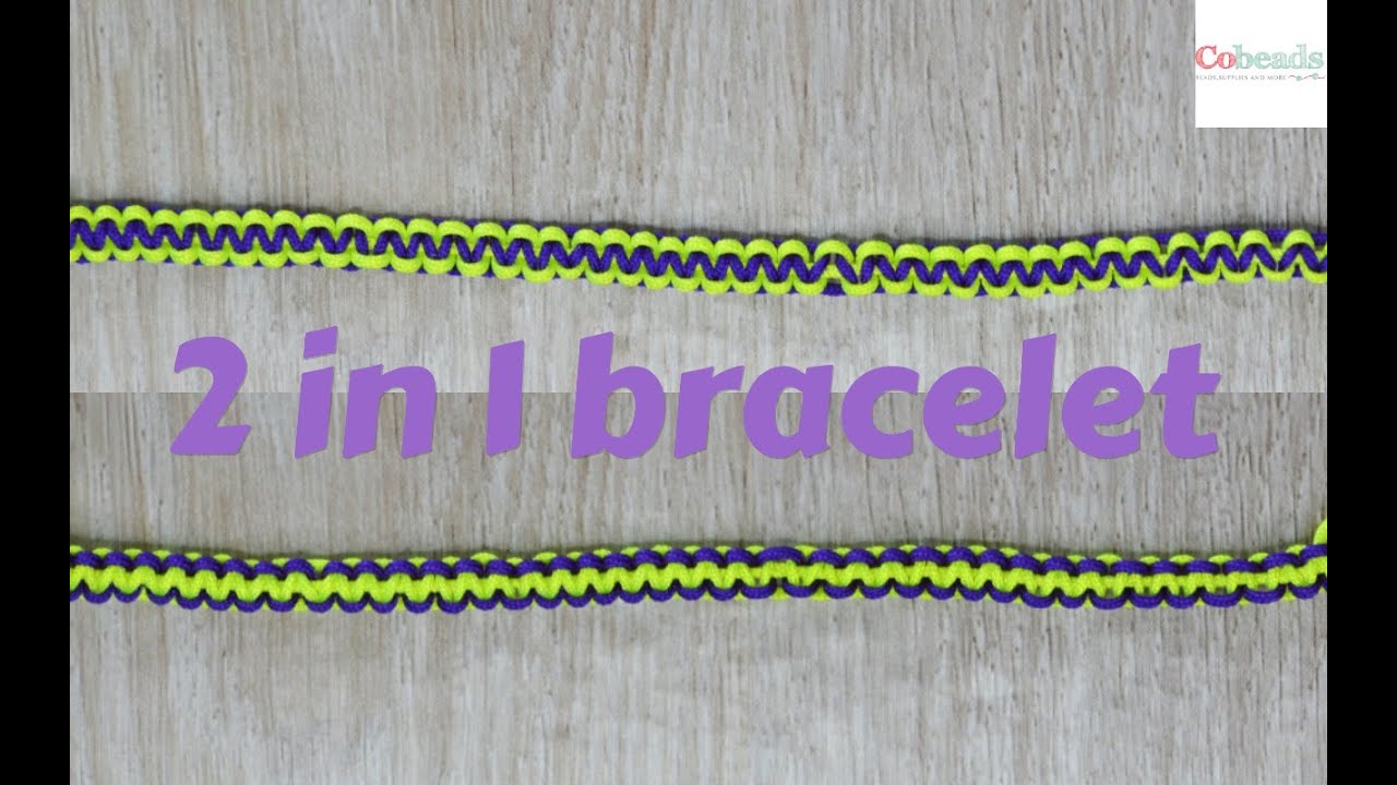 bracciale nodo macramè 2 in 1 | 2 in 1 bracelet | 
