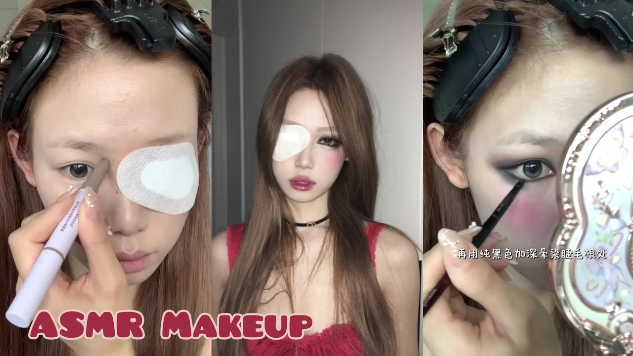 ASMR Makeup & Skincare tutorial 🎀 Satisfying Videos ♡ Aesthetic ✨️