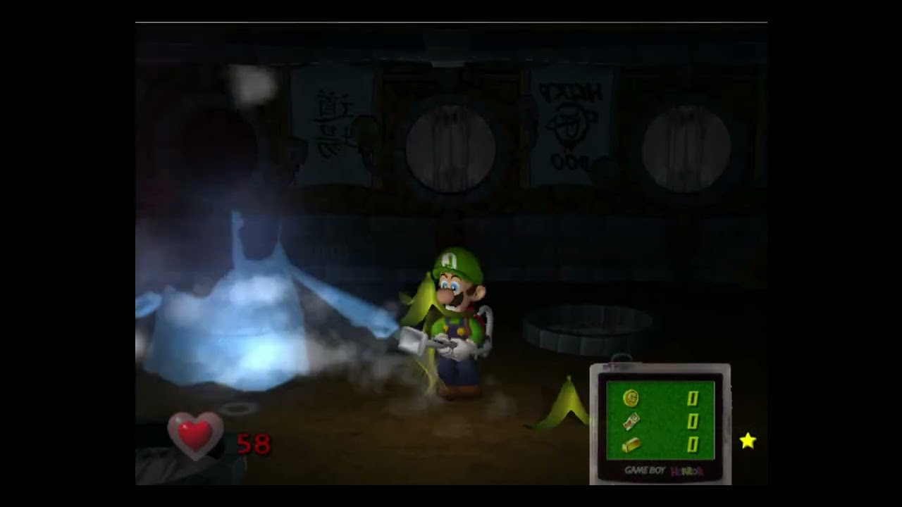 Luigis Mansion Gadd Warp Ghost training