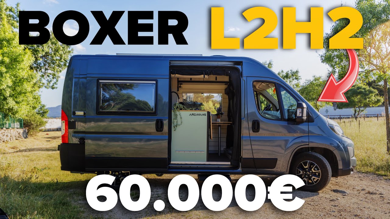 VAN TOUR PEUGEOT BOXER L2H2 - Una Furgoneta Camper para 3 personas NUEVA por menos de 60.000€