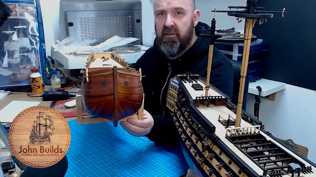 Model Ship builder : HMS Endeavour / My 15 year sabbatical