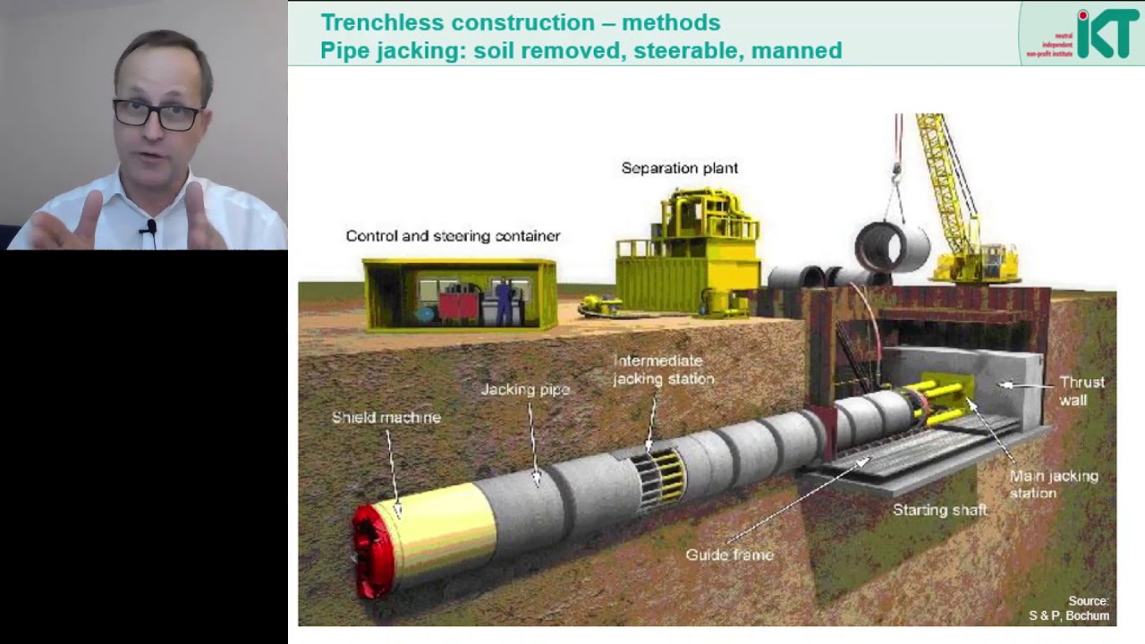 SPE 005 Lectures on Sewer and Pipeline Engineering - Trenchless construction - overview