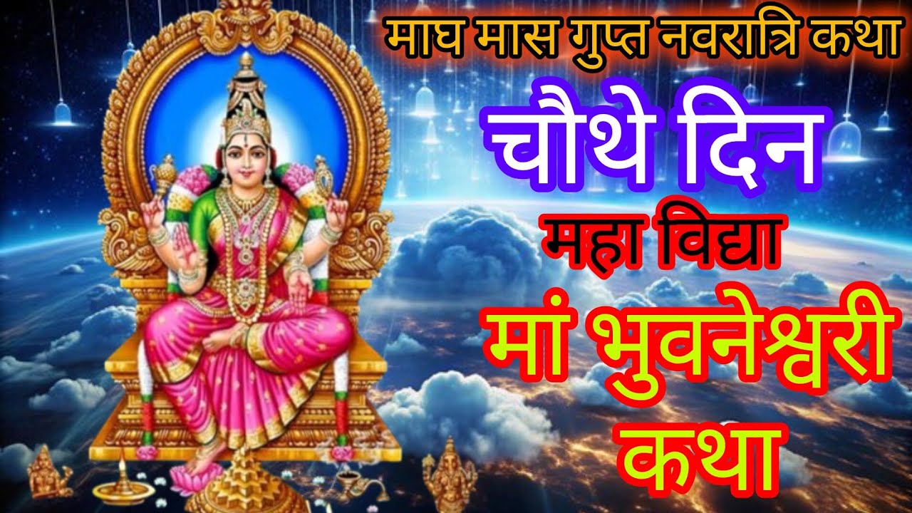 गुप्त नवरात्रि चौथा दिन | महाविद्या भुवनेश्वरी माता की दिव्य कथा | Day 4 Gupt Navratri