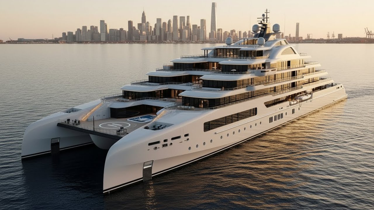 $3.5 Billion Inside the Celestial Marina — A Double-Bow Floating Luxury Residence |Velvet Empire 💸💵