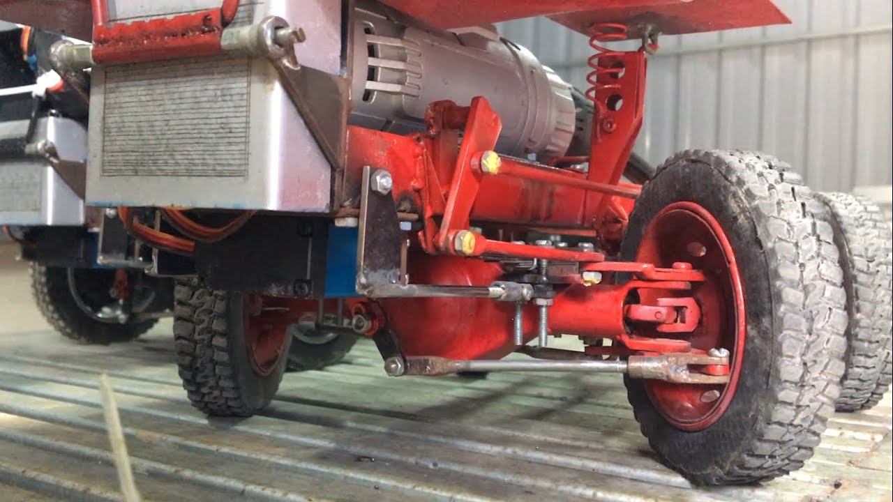 RC 8x8 HEAVY TRUCK DOUBLE FRONT AXLES PARTS