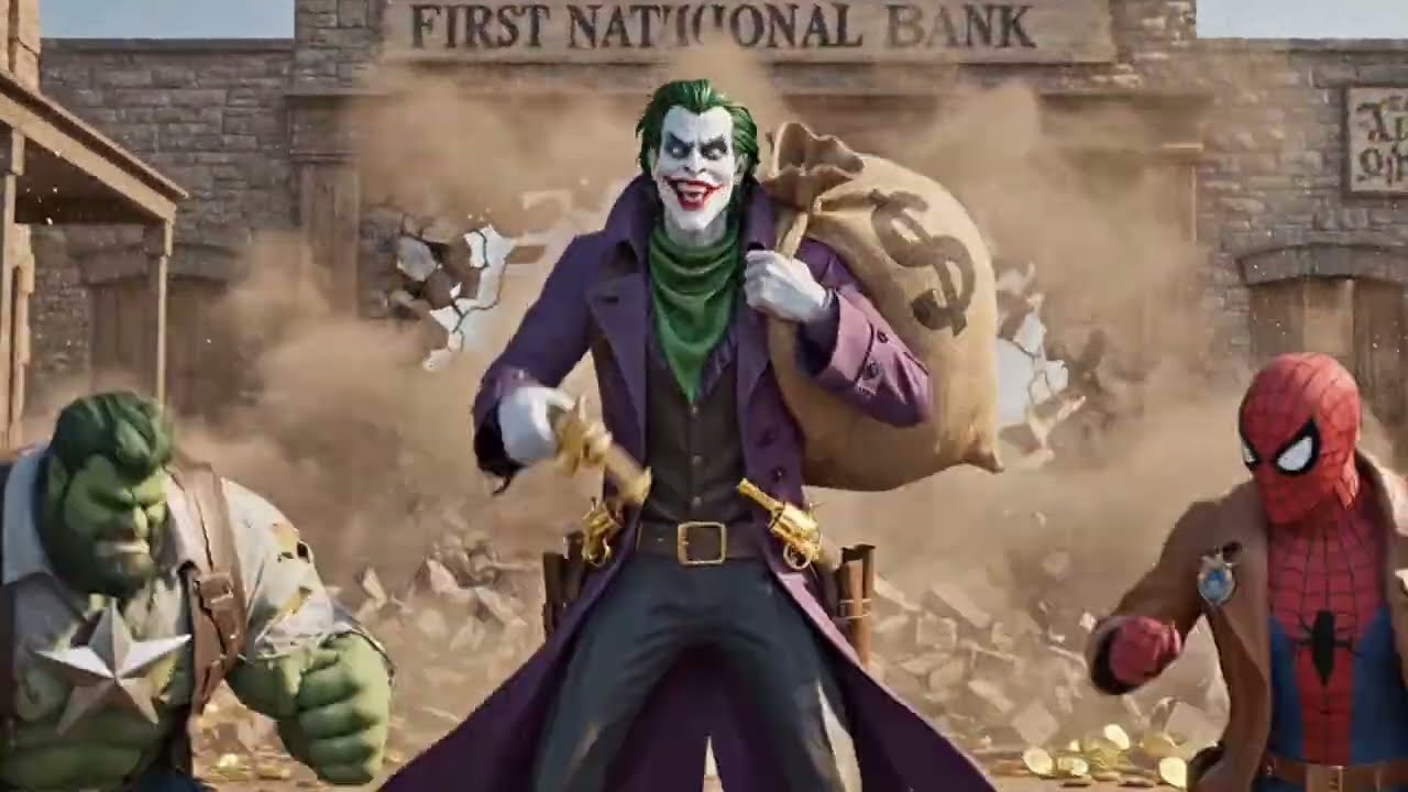 Unexpected Team Up Hulk Spider Man With Joker And Epic Battle With Sand Villains - Full Fight