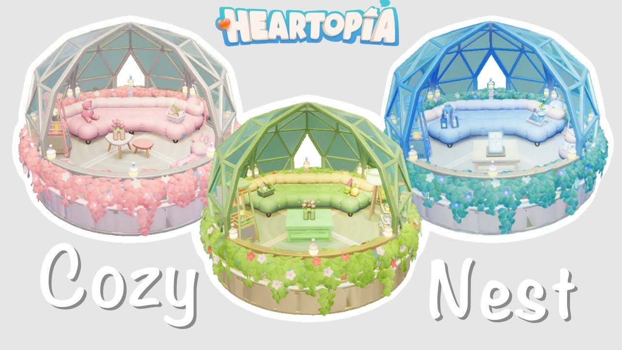 Cozy Nest Tutorial! | Heartopia Building Ideas