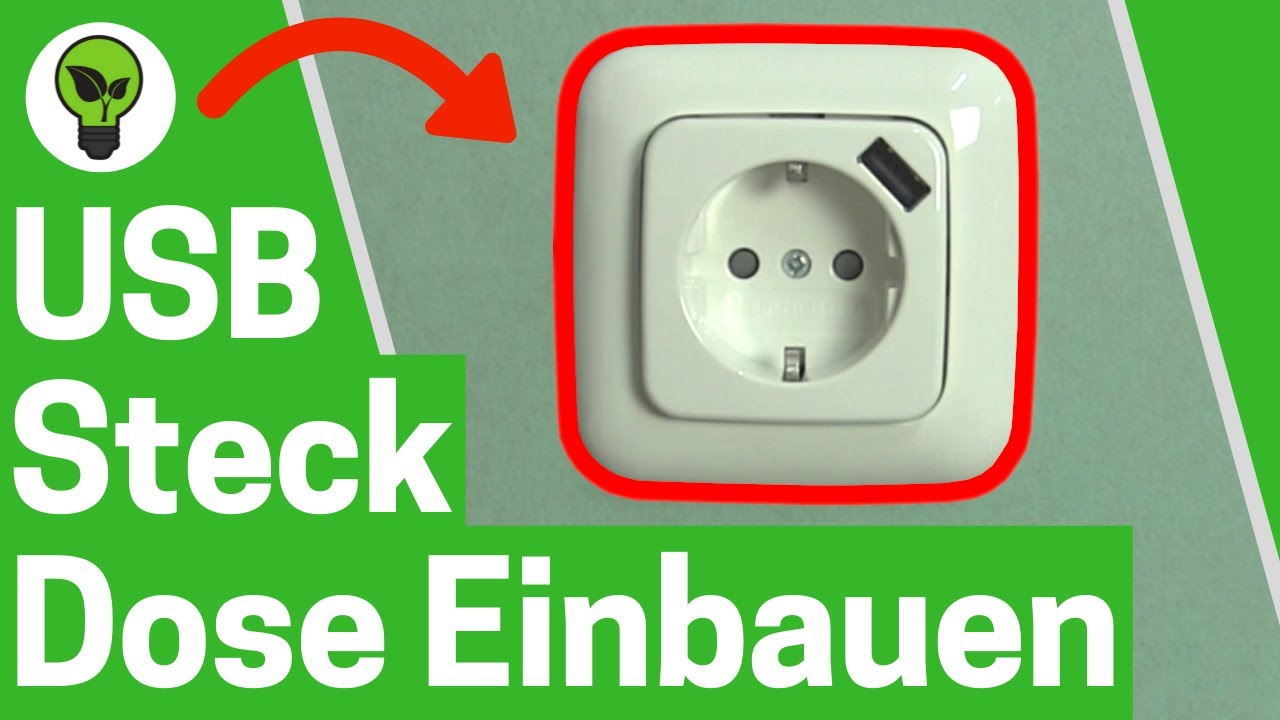 USB Steckdose Einbauen ✅ TOP ANLEITUNG: Wie Steckdosen mit USB Anschluss für Stecker Anschließen???