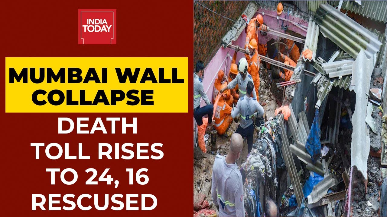 Mumbai Rains: Landslide Triggers Wall Collapse, 16 People Rescued As Death Toll Rises To 24