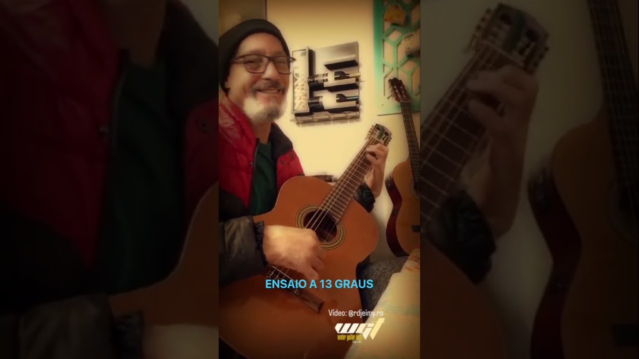 ENSAIO A 13 GRAUS #music  #acousticguitar #classicguitar