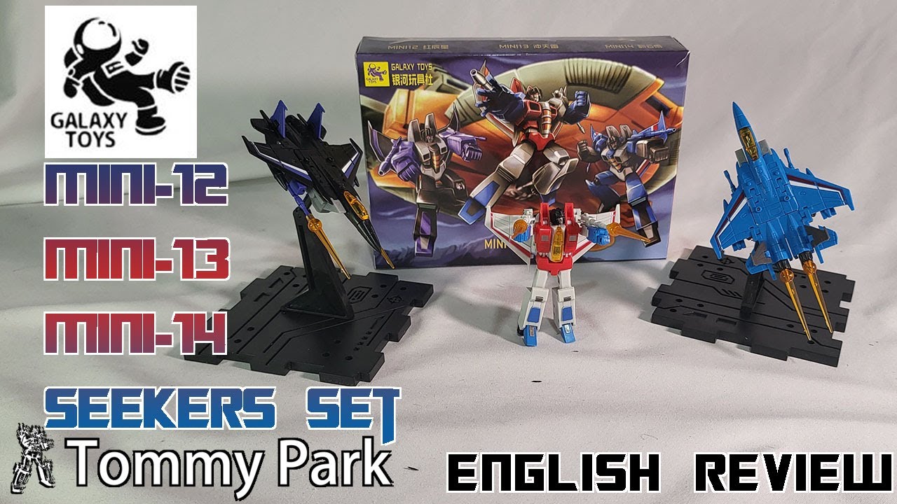 Video Review - Galaxy Toys - Mini-12 - Mini-13 - Mini-14 - Seekers Set