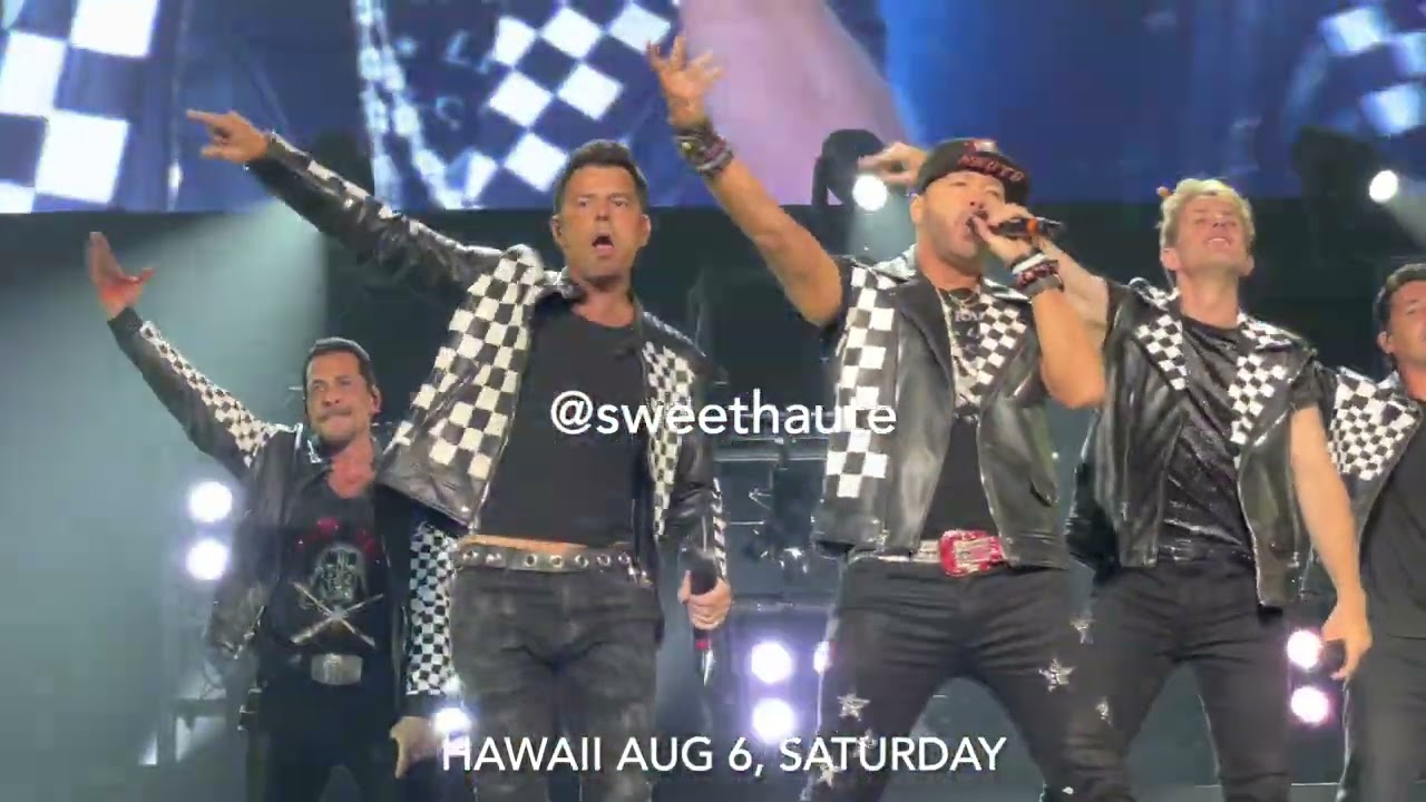 NKOTB Hawaii Saturday BLOCK PARTY 8/6 2022 Mixtape Tour Front Row Honolulu | SWEETHAUTE