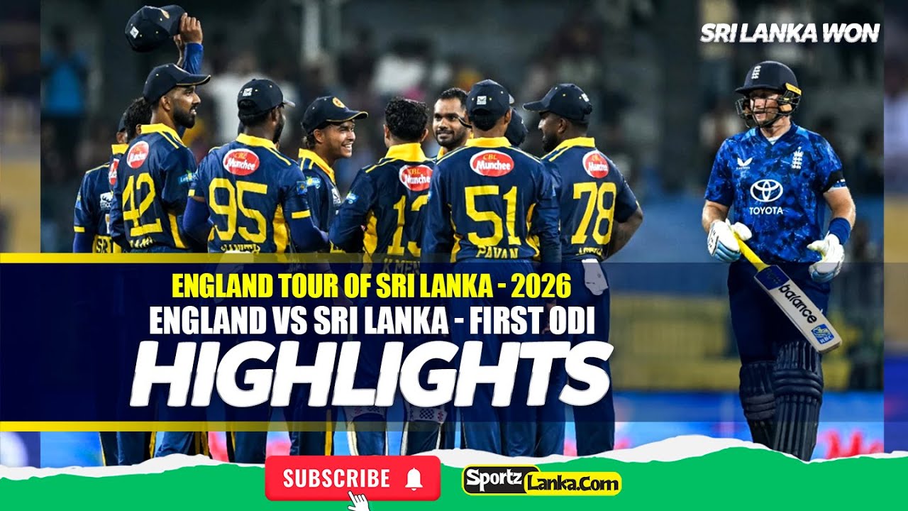 Sri Lanka vs England – 1st ODI Full Highlights | SL Beat ENG by 19 Runs 🇱🇰🏏